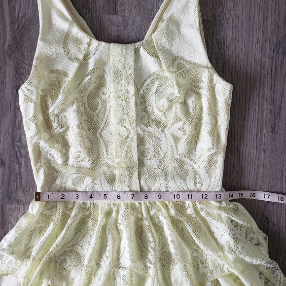 Le Chateau Ruffle Tiered Lace Dress - Picture 7 of 10